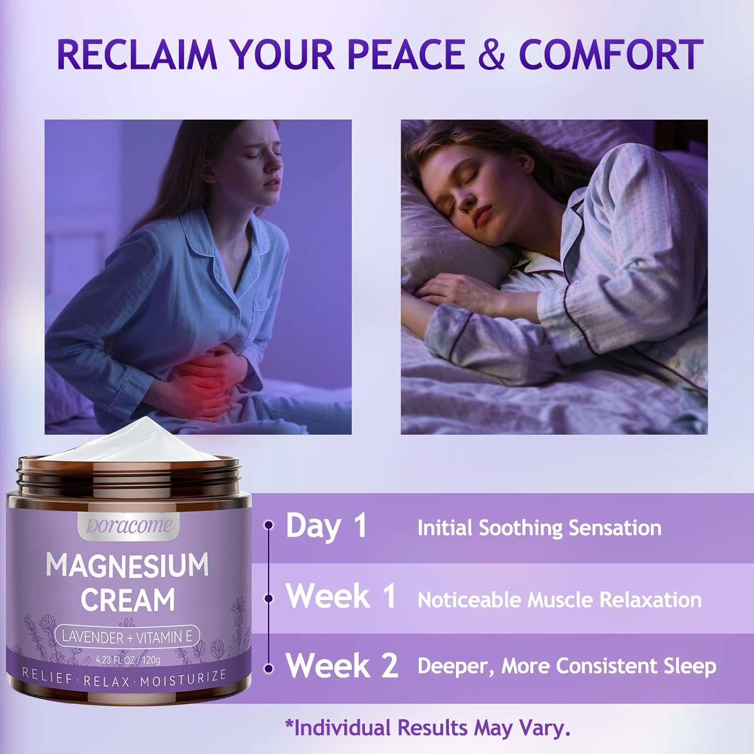 Doracome lotion for desk or travel to support skin comfort.