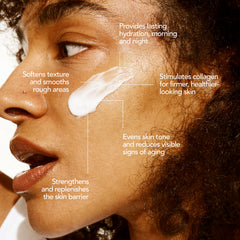 Doré La Crème jar close-up highlights creamy texture for sensitive skin.
