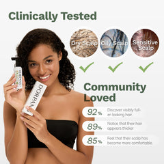 DORPANG ingredient imagery featuring Capixyl, AnaGain, and Rosemary for nourishing support.