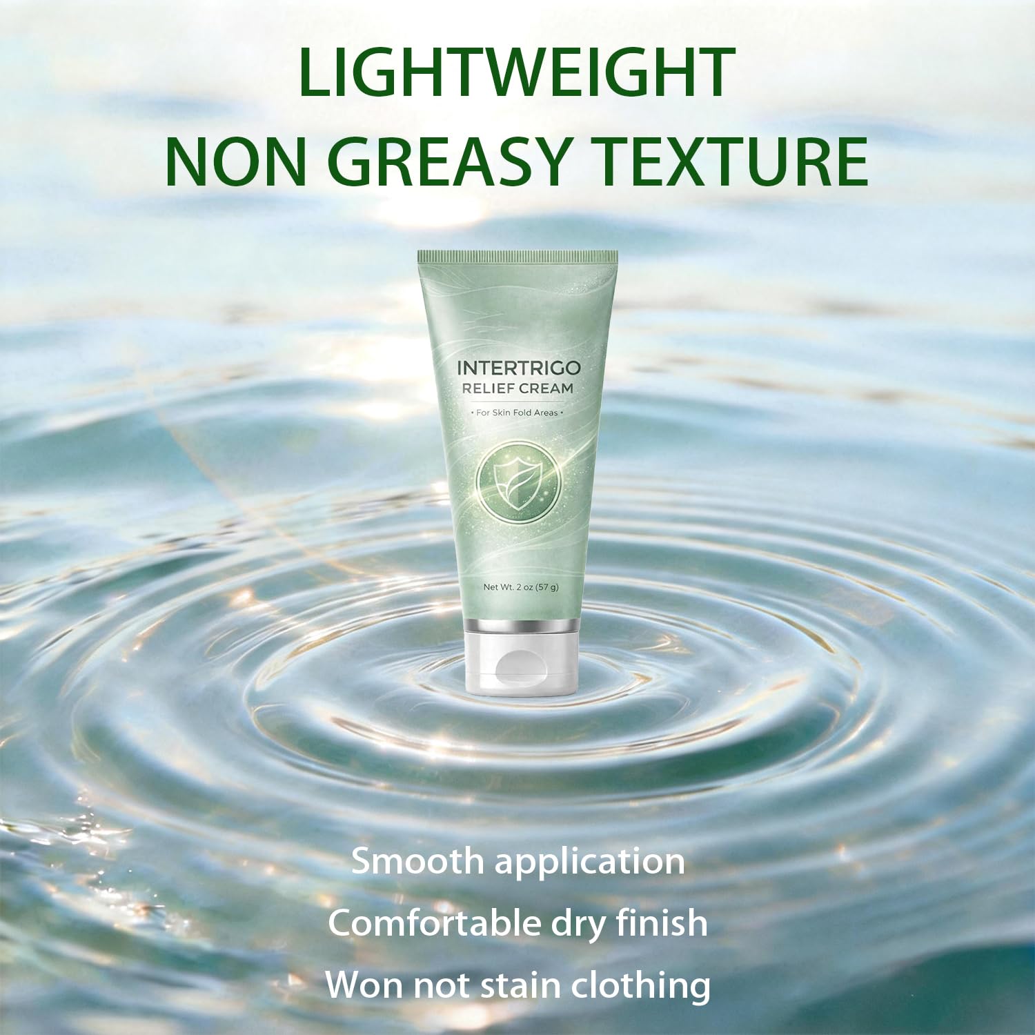 Dosoecse Healora skin-fold area promotes moisture balance.