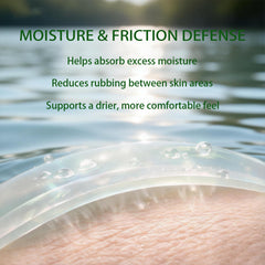 Dosoecse Healora underarm area application for friction reduction.