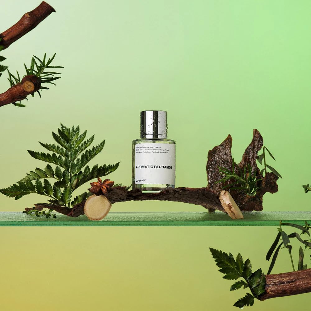 Dossier Aromatic Bergamot cap detail, premium finish for a refined look.
