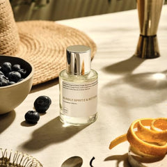 Dossier Bubbly Spritz label detail shows vegan clean formula
