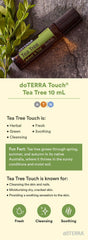 doTERRA Melaleuca Touch roll-on application shows targeted topical use
