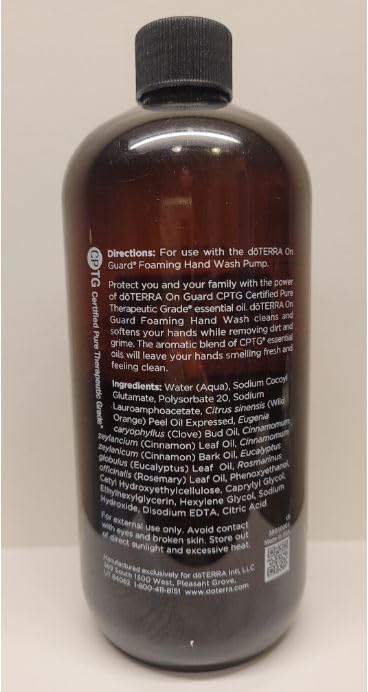 doTERRA On Guard hand wash label with protective oils and clean scent profile