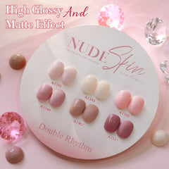 Double Rhythm beginner-friendly gel polish helps new users achieve neat results.