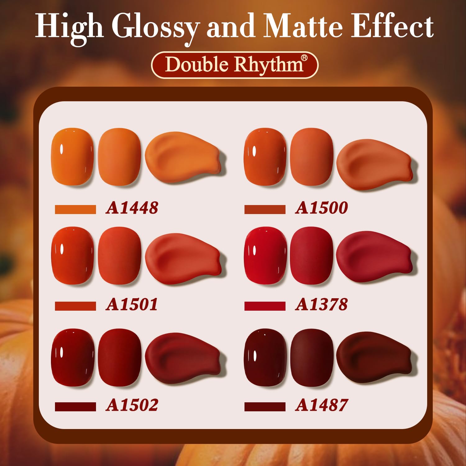Double Rhythm base coat and top coat setup for a smooth manicure.