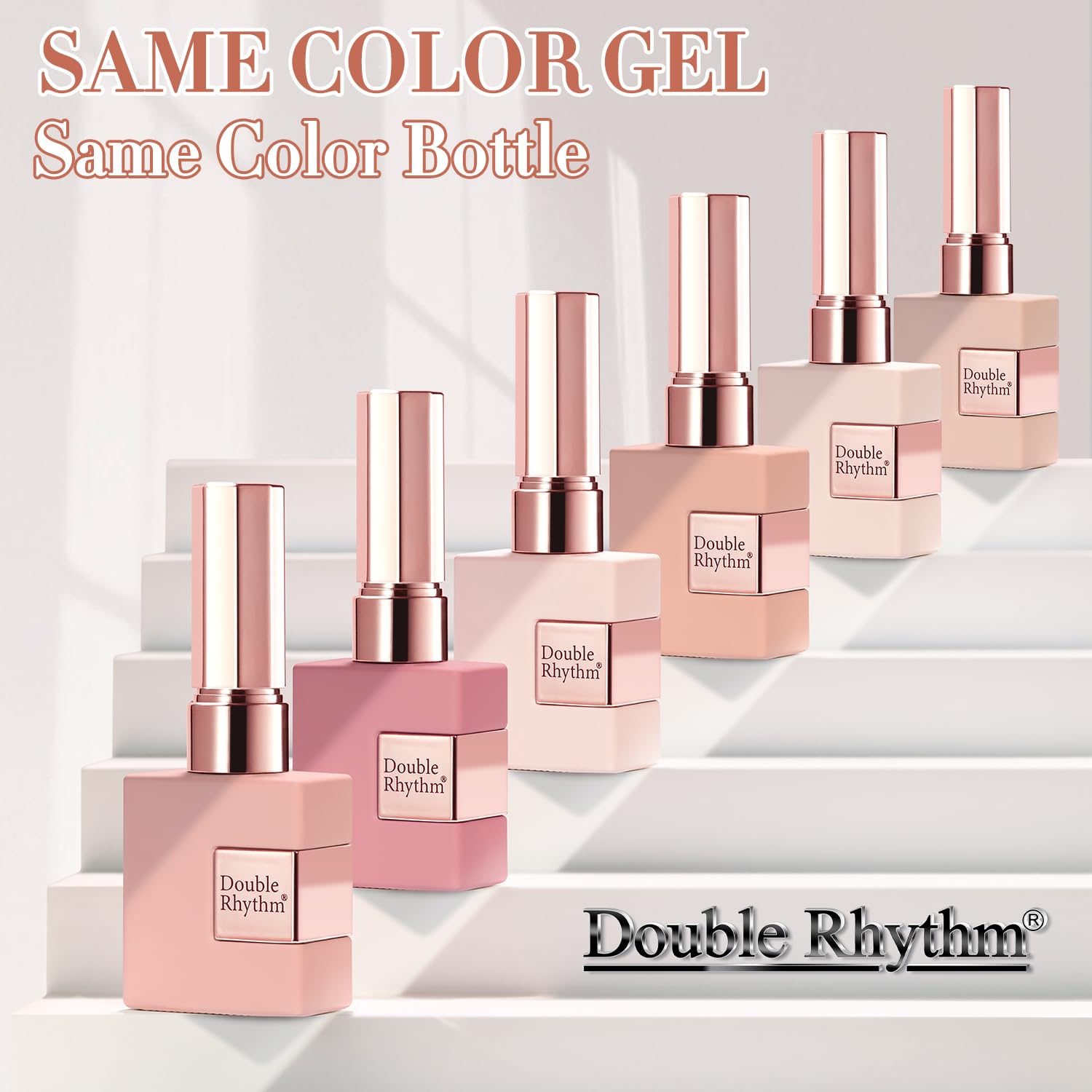Double Rhythm base coat and top coat provide lasting shine.