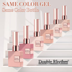 Double Rhythm base coat and top coat provide lasting shine.