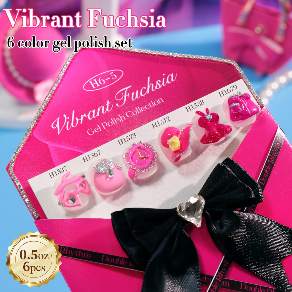 Double Rhythm beginner-friendly nail art kit for home manicures.