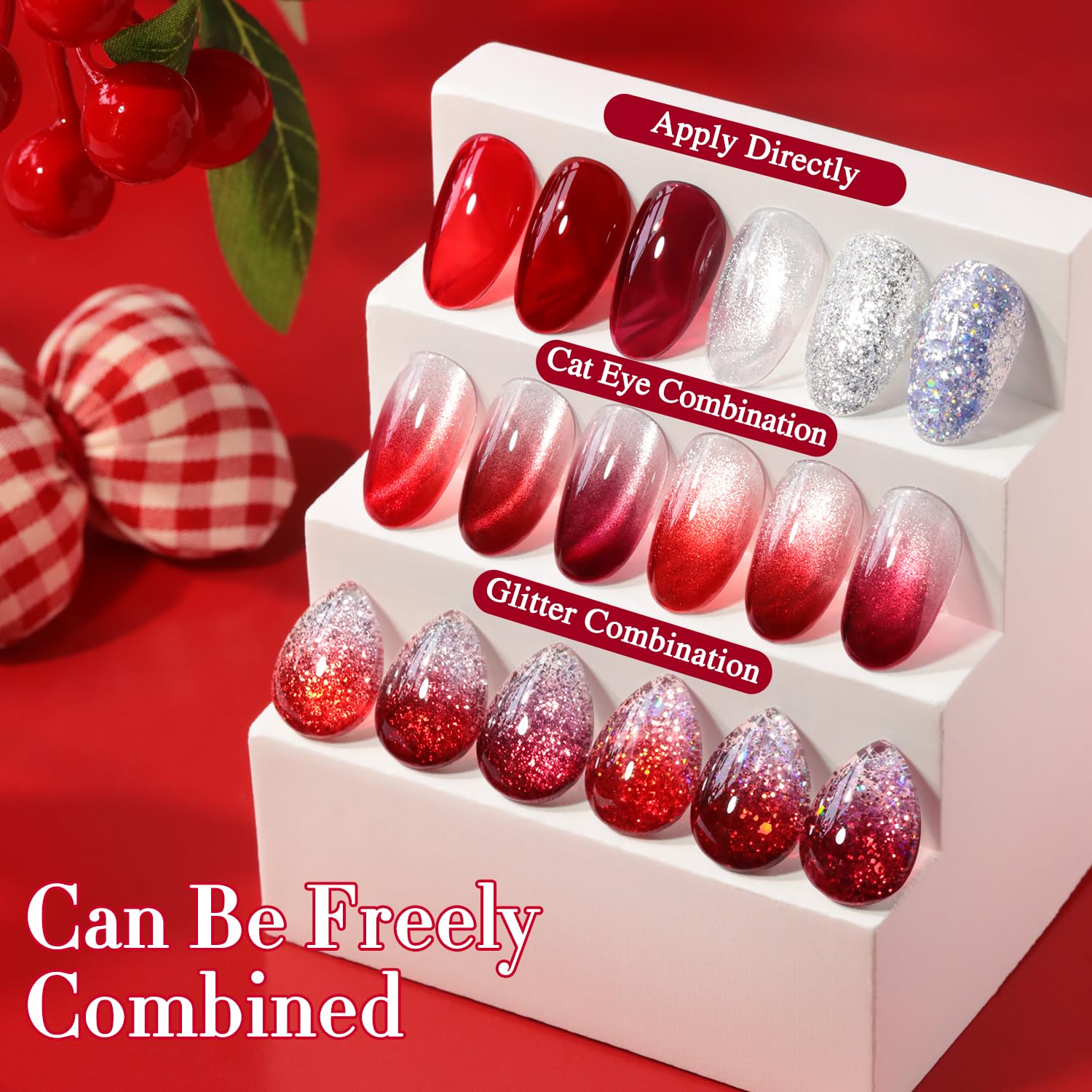 Double Rhythm color swatches display six versatile shade options.