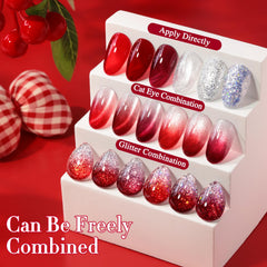 Double Rhythm color swatches display six versatile shade options.