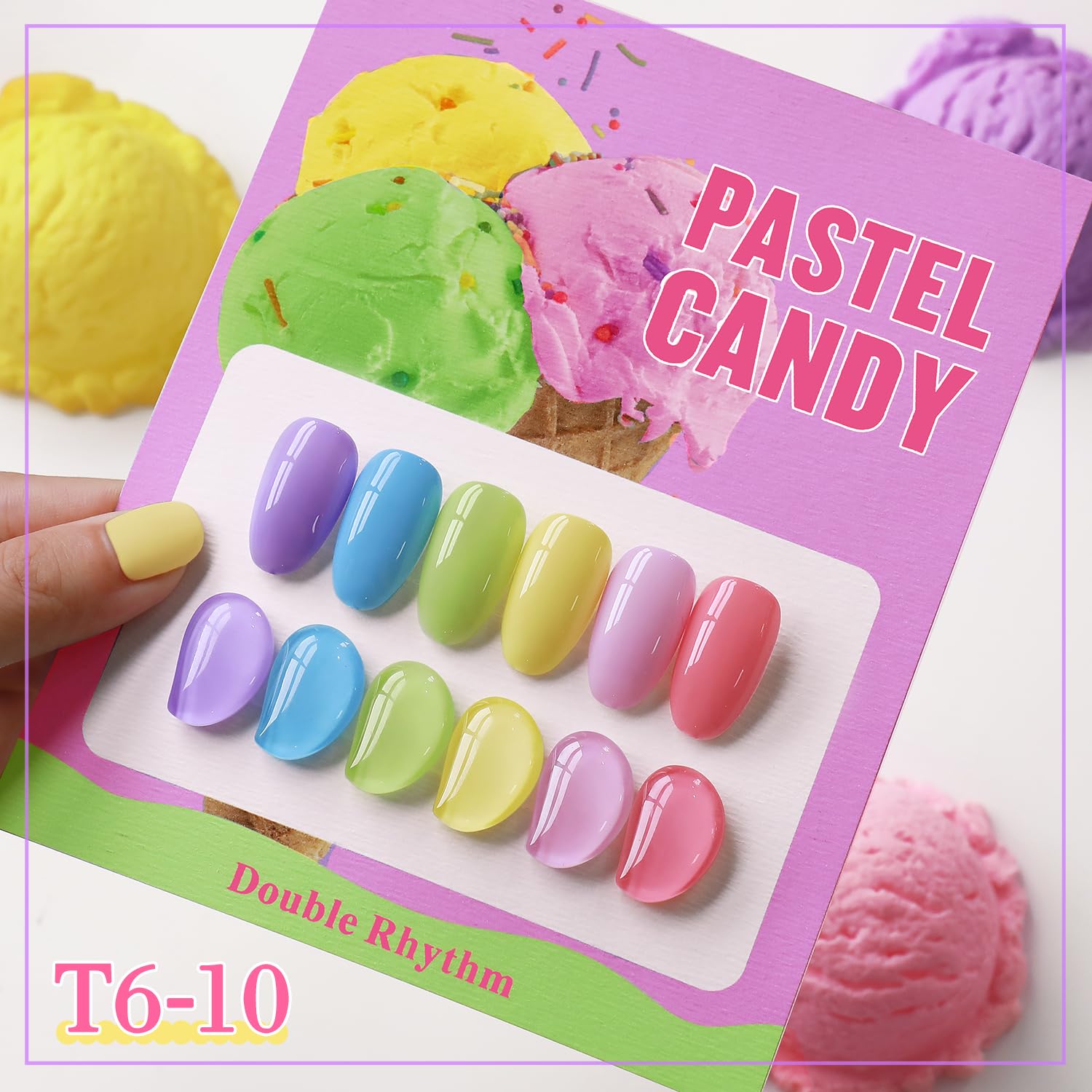 DIY at-home nail art ideas with Double Rhythm for seasonal styles.
