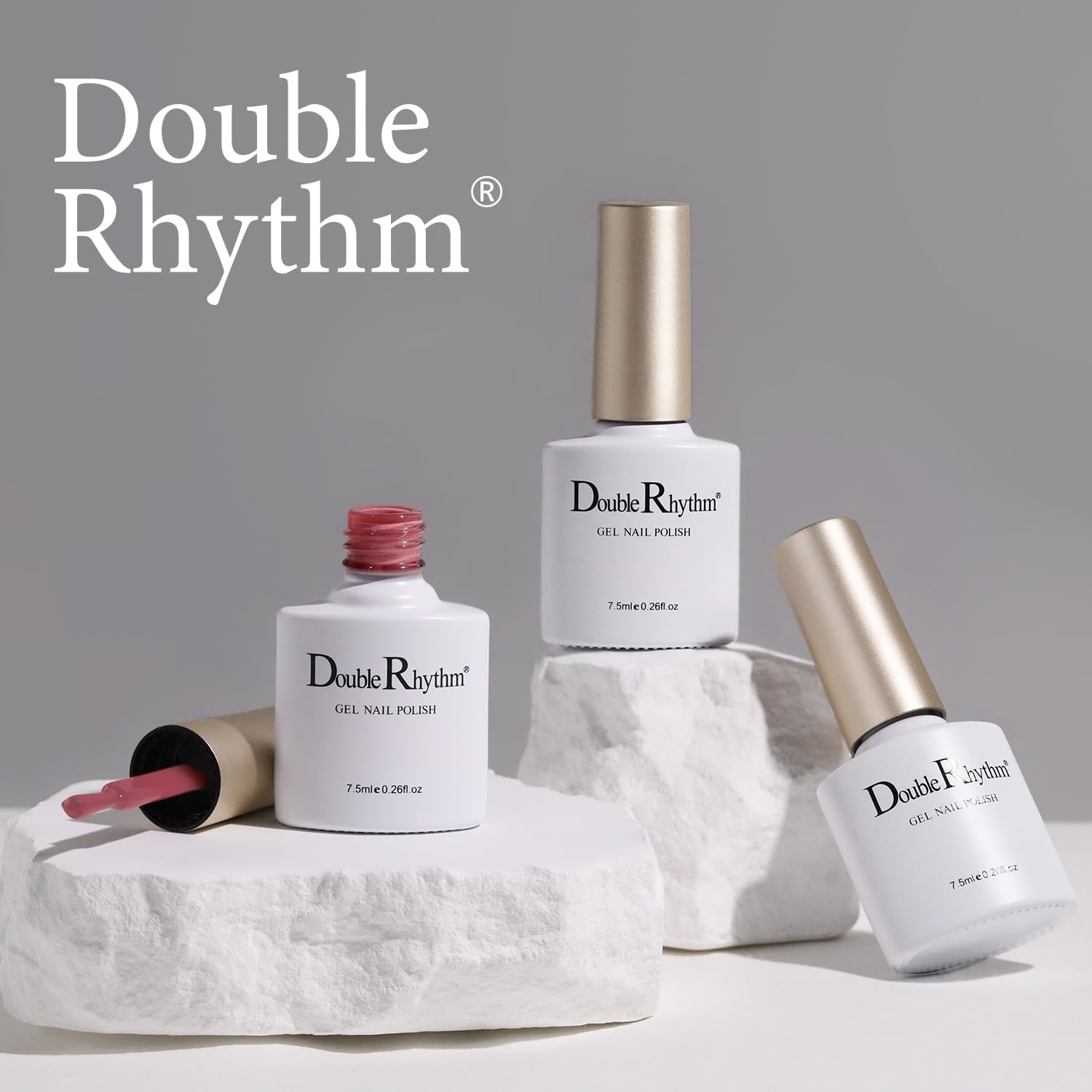 Double Rhythm gel nail polish kit for at-home manicures.