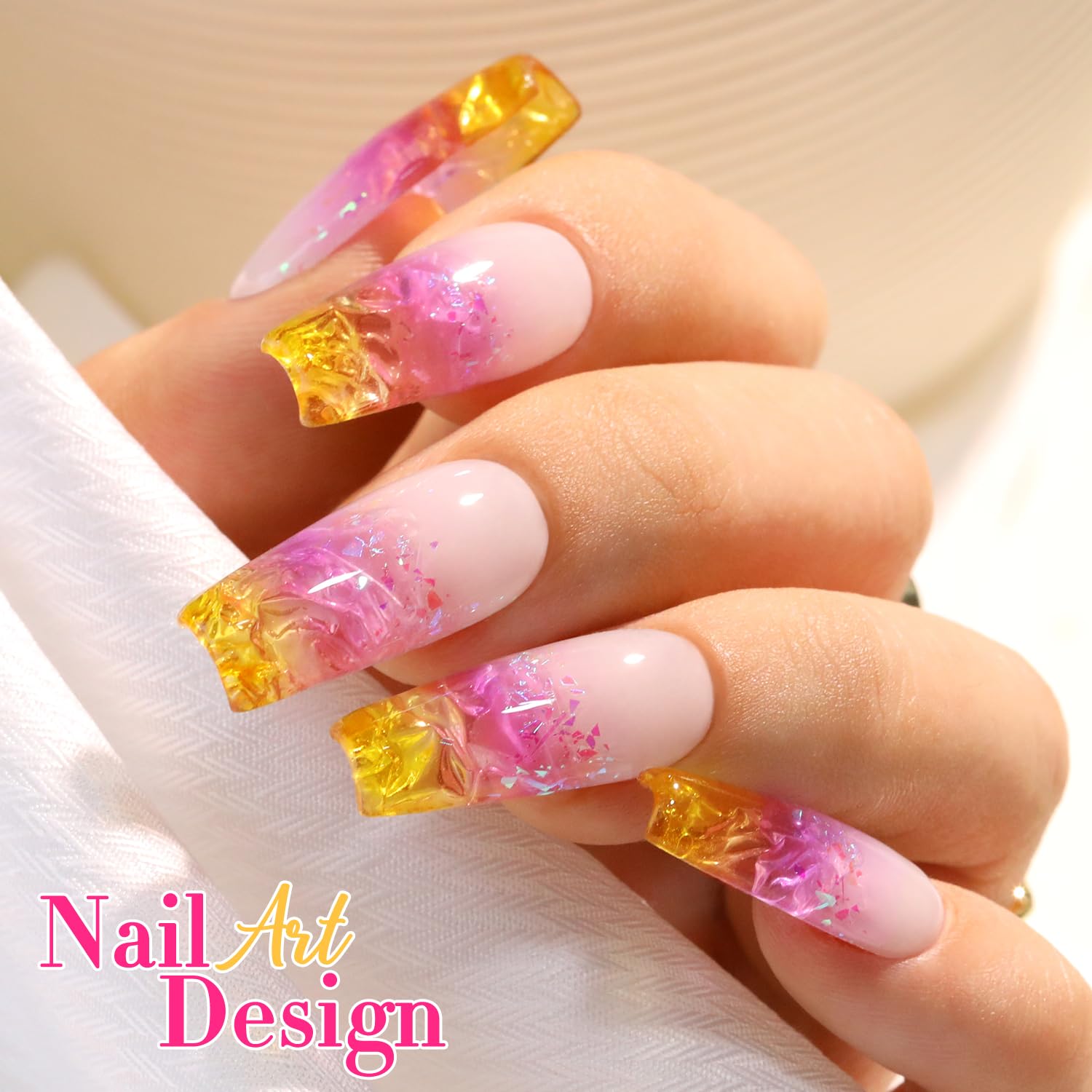At‑home manicure scene using Double Rhythm gel polishes for DIY nails