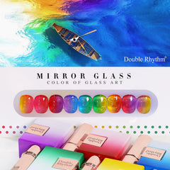 Double Rhythm purple jelly gel polish bottle with rich pigment for statement nails