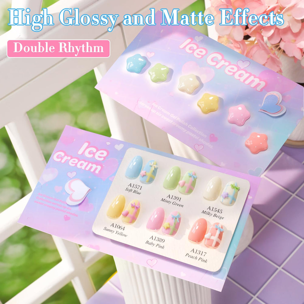 Double Rhythm gel polish pink swatch delivers soft, elegant nail color