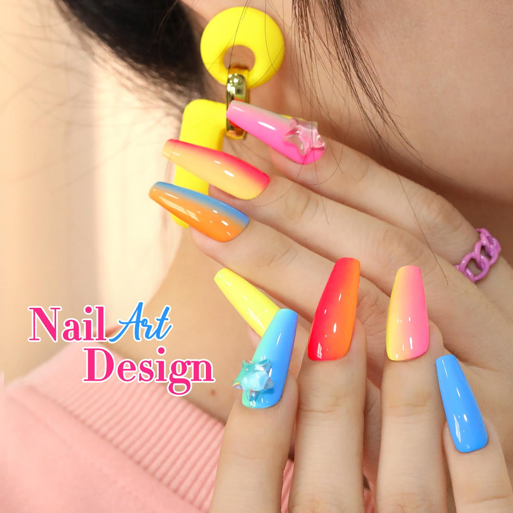 Double Rhythm glitter gel polish set ideal for at-home nail art