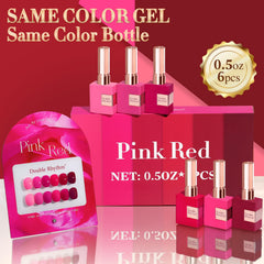 Double Rhythm glitter gel polish finish adds shimmer for party-ready nails.
