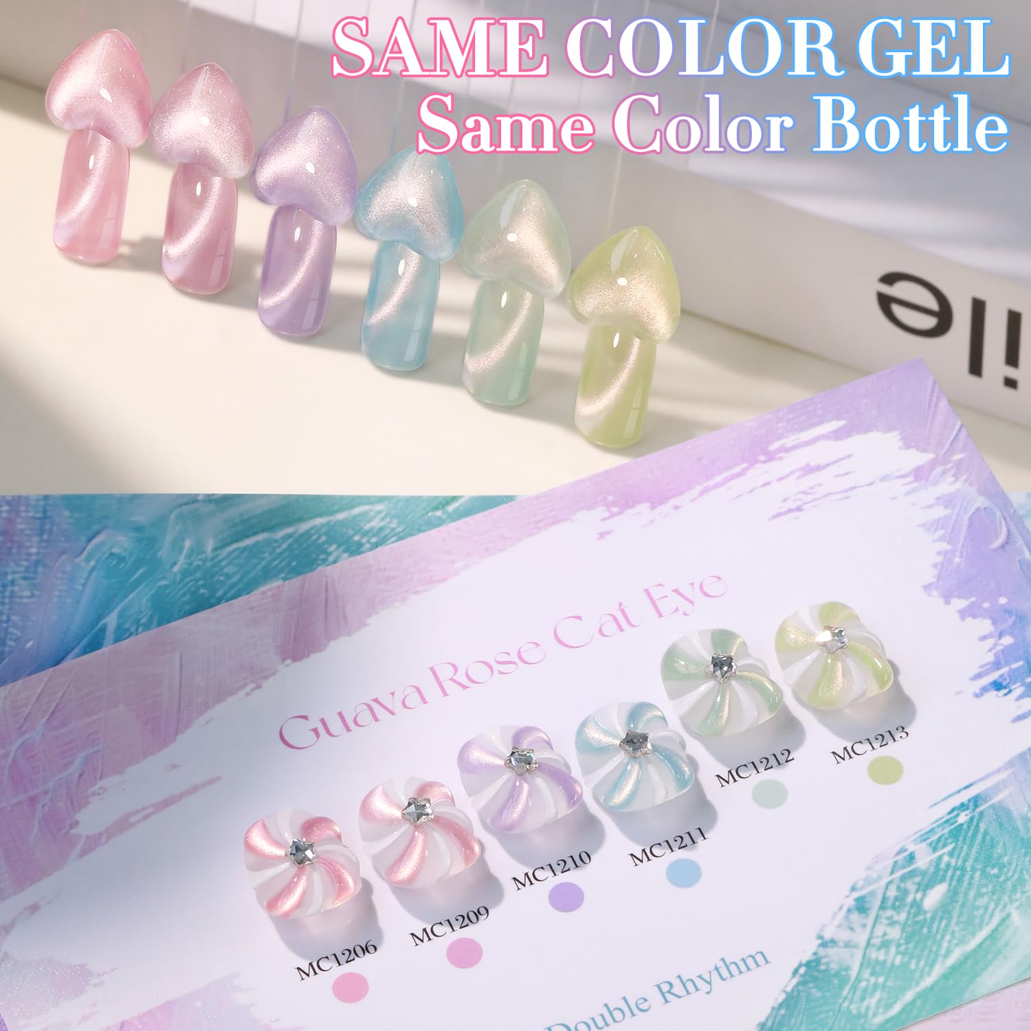 Double Rhythm Glitter shimmer polish with multi-dimensional sparkle.