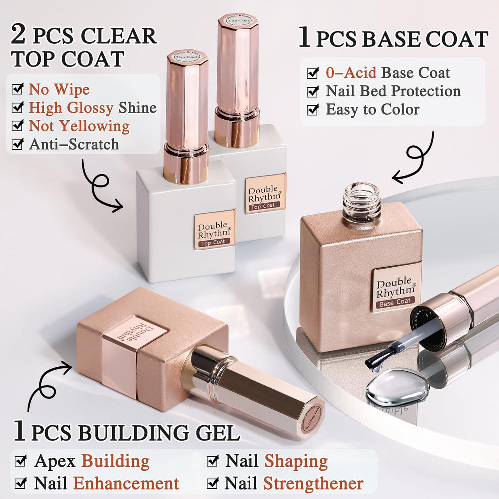 Double Rhythm kit packaging and suggested home manicure ideas
