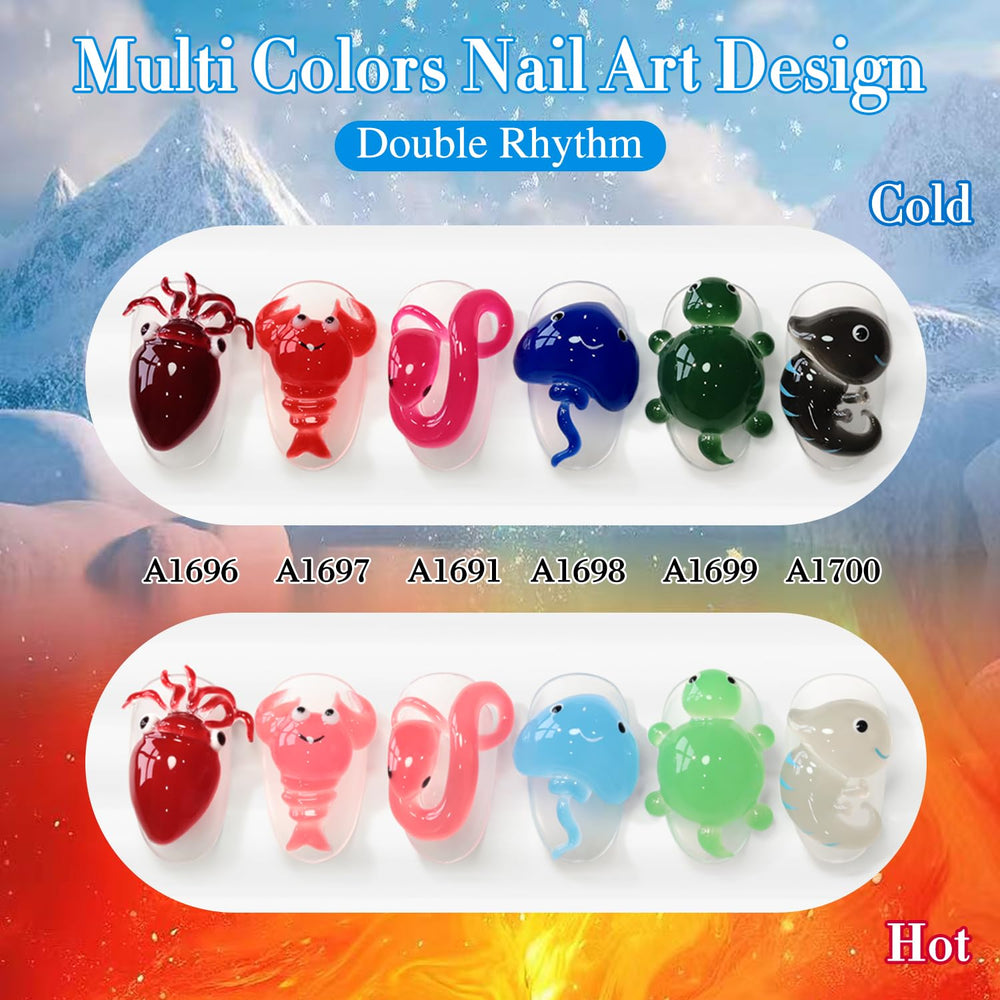 Non-toxic, low-odor Double Rhythm gel polish formula for comfortable use.