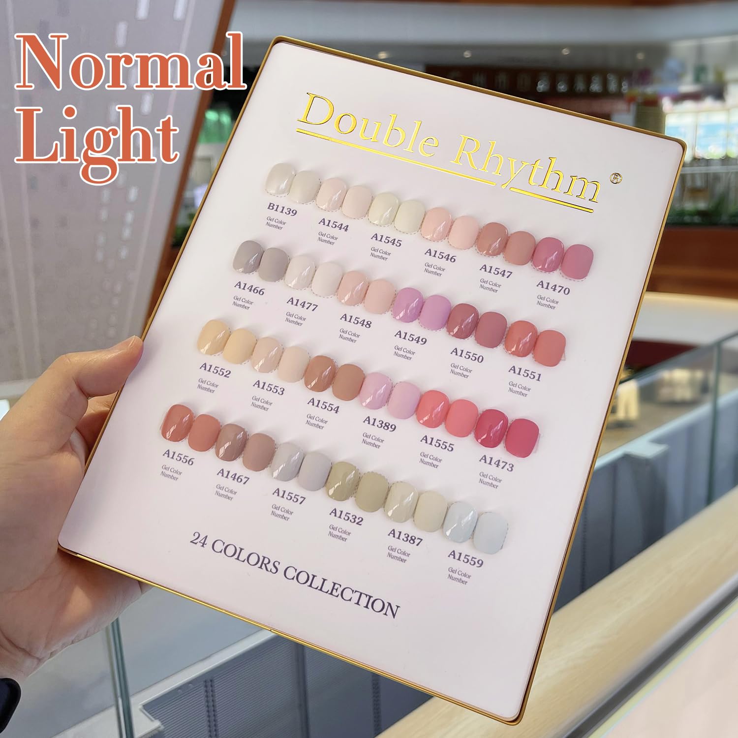 Building gel from Double Rhythm for durable nail overlays.