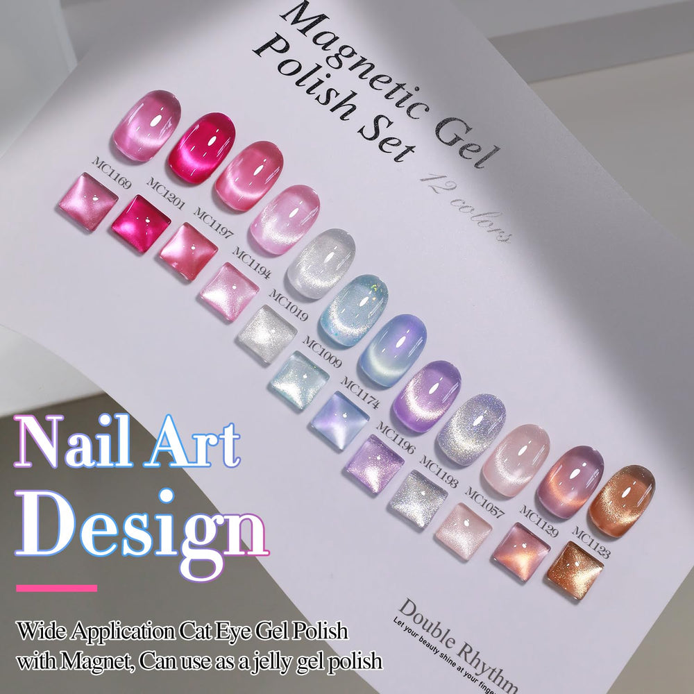Double Rhythm packaging display featuring the gel kit.