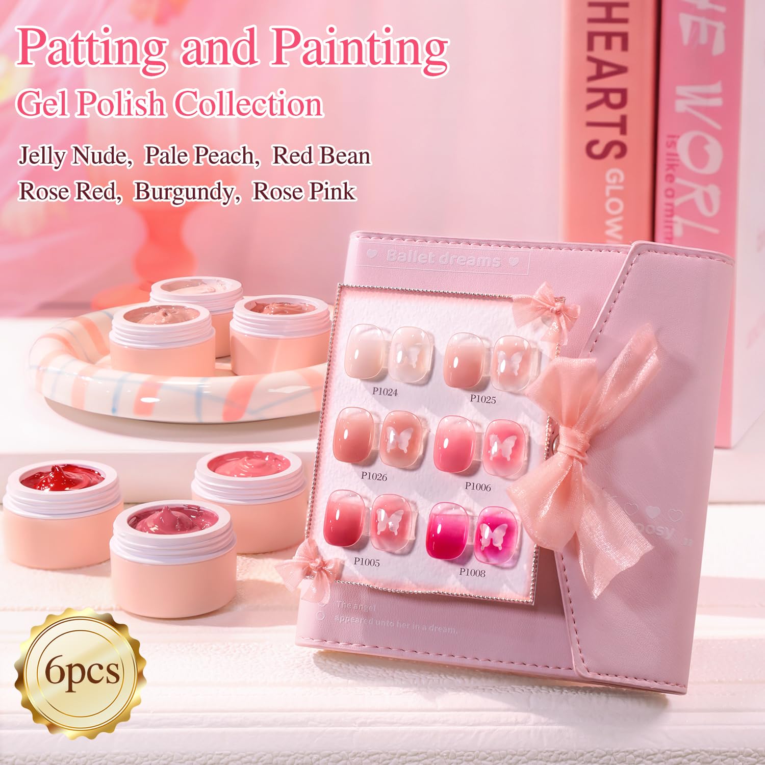 Double Rhythm 100 sponges for smooth, even color blending.