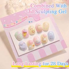 Double Rhythm pink gel polish bottle ideal for soft everyday looks