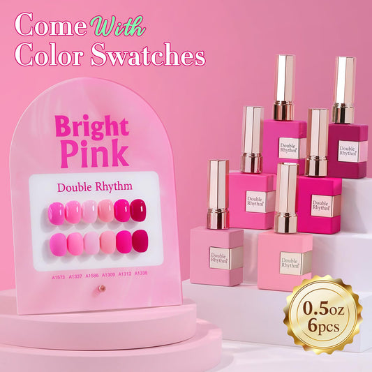 Double Rhythm same-color bottles close-up showing consistent pigmentation.