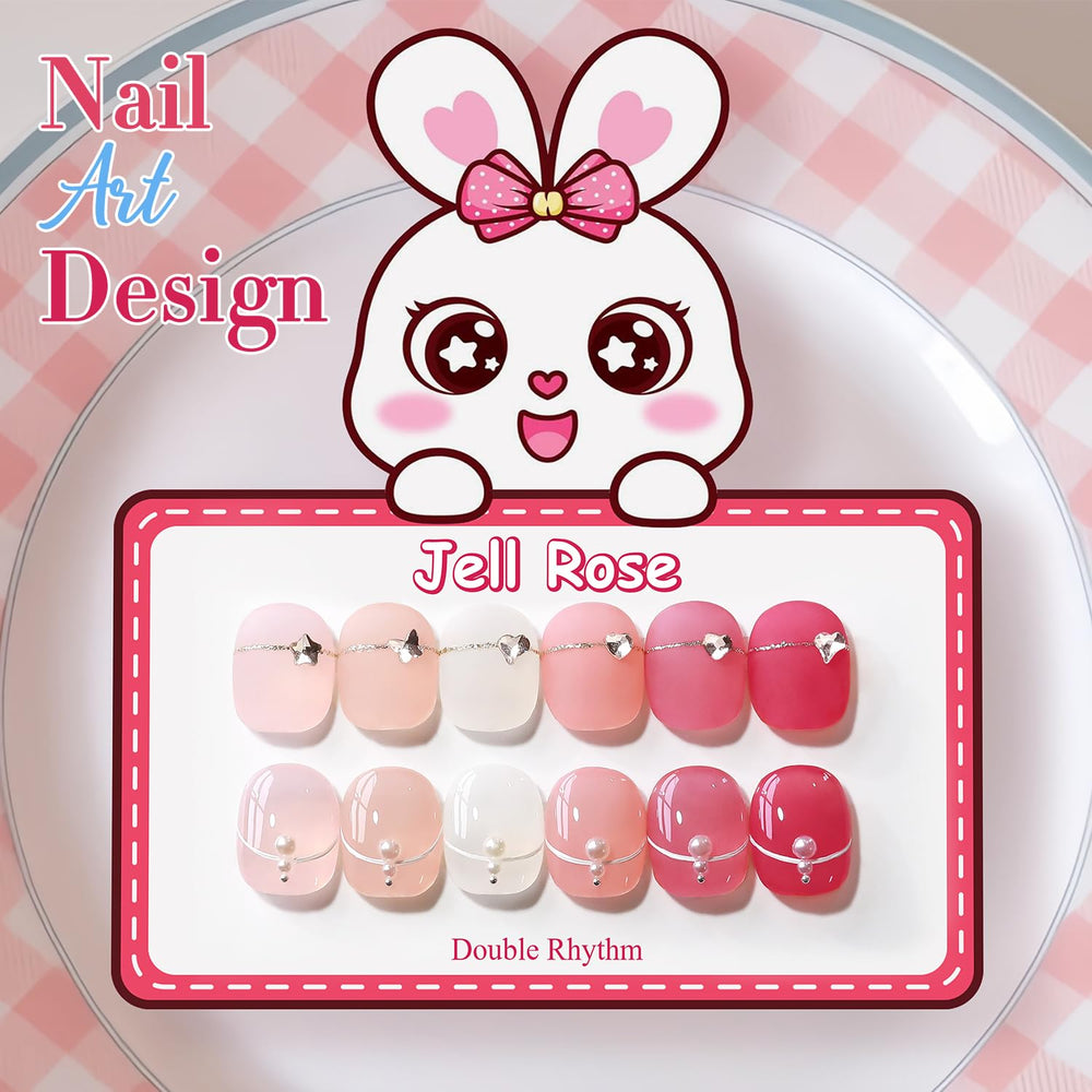 Double Rhythm top coat bottle delivers glossy protection and shine.