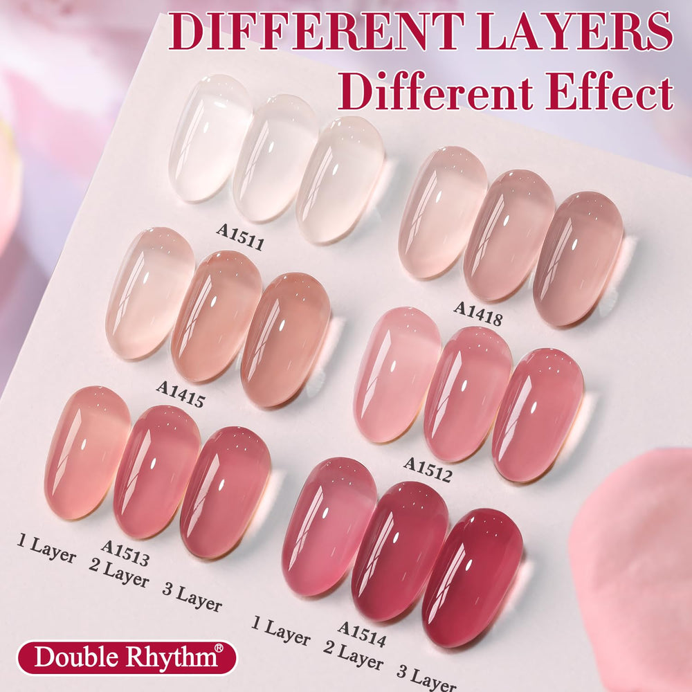 Double Rhythm top coat bottle provides brilliant shine and protection.