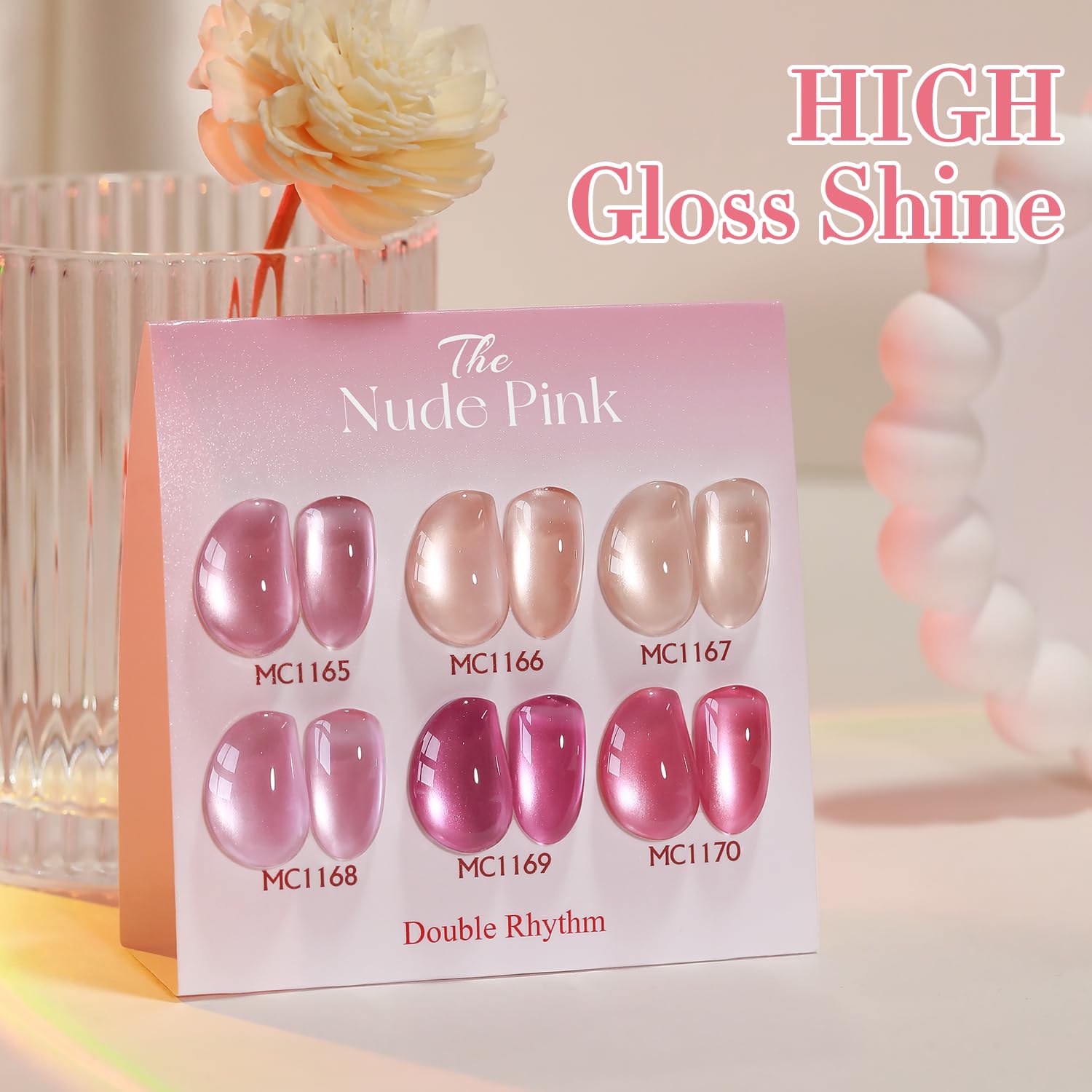 Double Rhythm toxin-free formula with low odor for safer at-home nails.