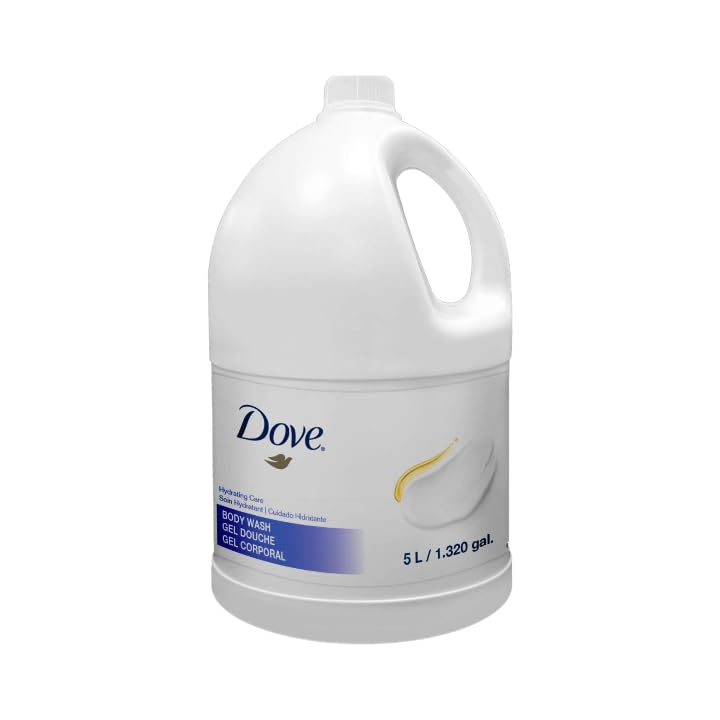 Dove 5-Liter PRO Body Wash refill bottle for bulk refills and savings