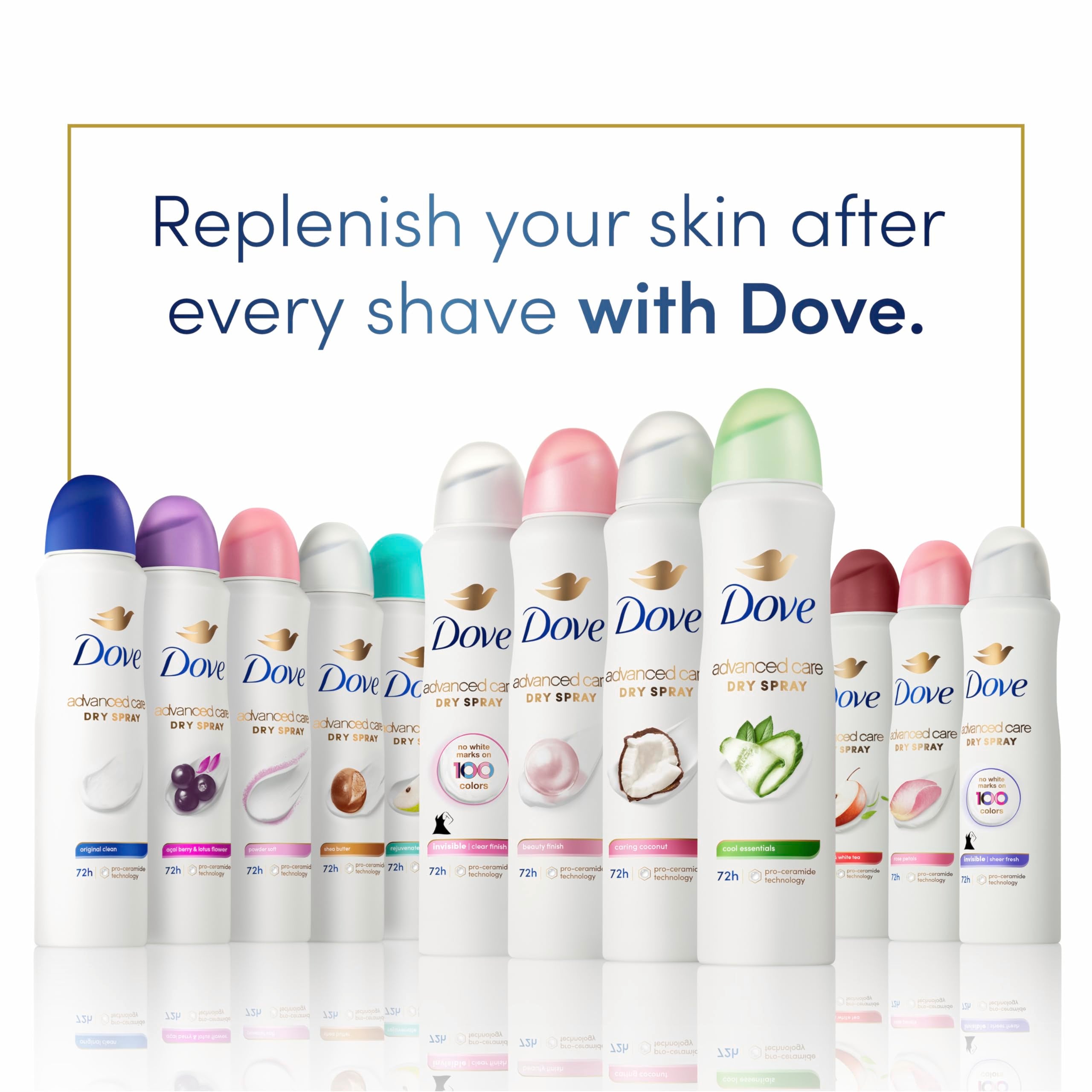 Dove Advanced Care Cool Essentials travel-pack setup for on-the-go use