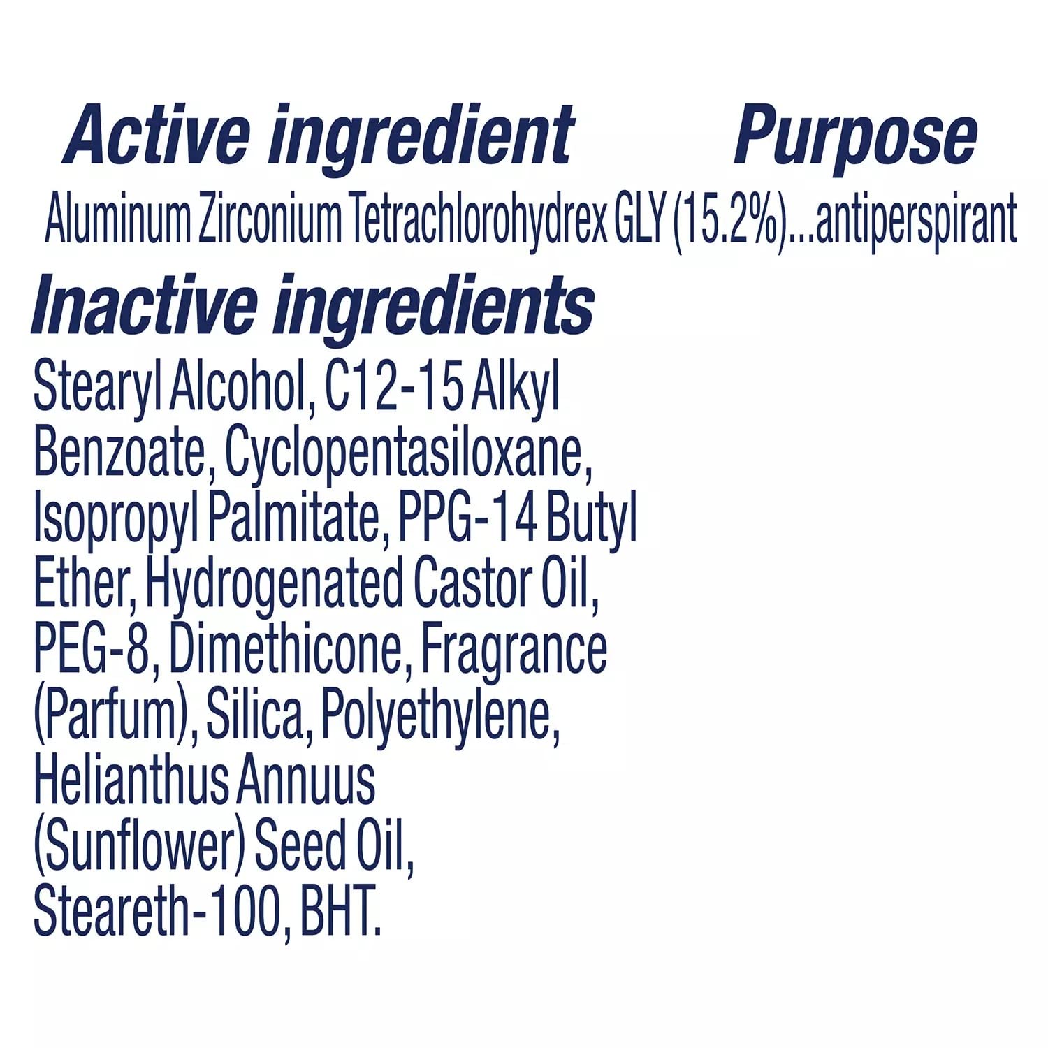 Dove alcohol-free formula with aloe vera and vitamin E moisturizes skin.