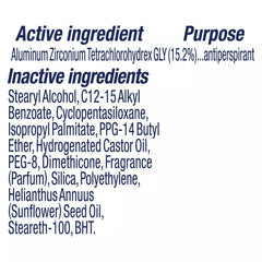 Dove alcohol-free formula with aloe vera and vitamin E moisturizes skin.