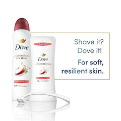 Dove Apple & White Tea scent close-up highlighting refreshing fragrance.