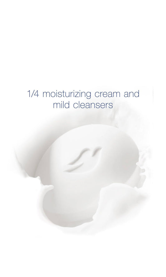 Dove Bar Soap Moisturizing close-up bar showing creamy lather and softness