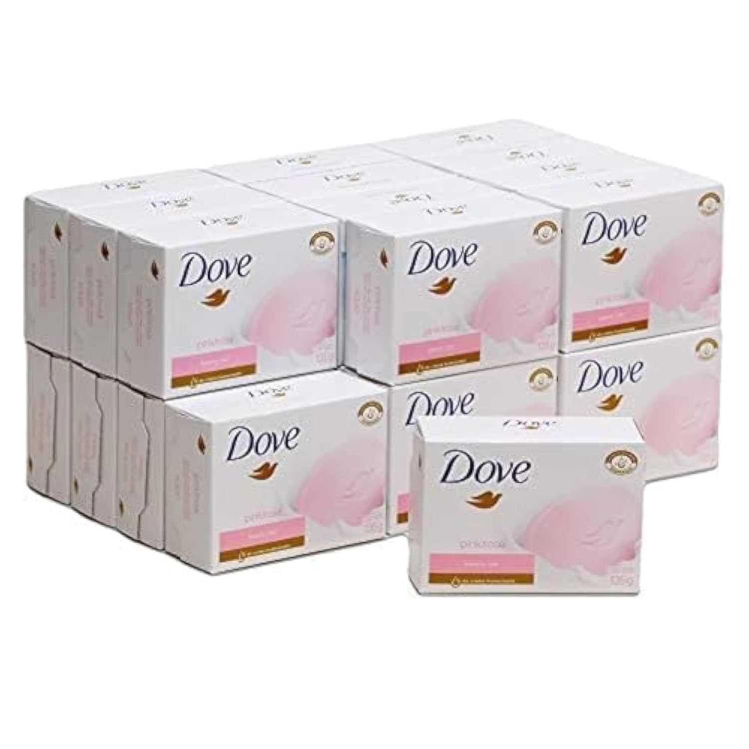 Dove Beauty Cream Bar Pink 135g, a gentle cleanser that helps maintain skin moisture.