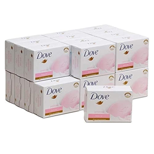 Dove Beauty Cream Bar Pink 135g, a gentle cleanser that helps maintain skin moisture.