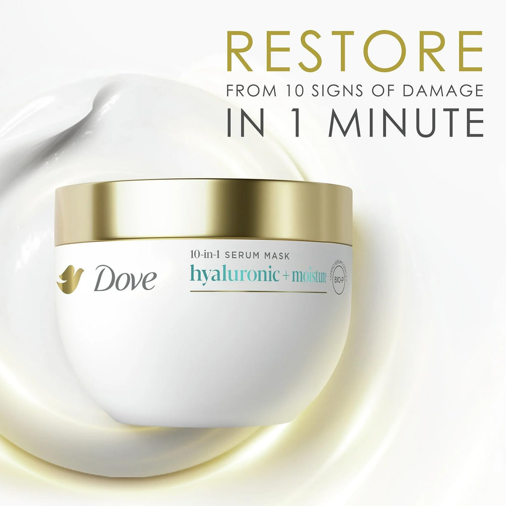Dove Bio-Protein Care label highlighting stronger hair fibers.