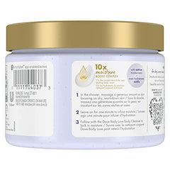 Dove Body Love Night Recovery retinol serum on the skin ready for nightly care.