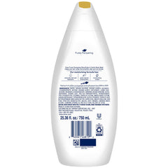 Dove body wash 6-pack creamy lather suggests rich moisture for smooth skin
