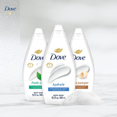 Dove Body Wash Lather close-up highlights rich foam and skin-nourishing formula