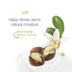 Dove Body Wash microfoam bubbles highlight luxurious lather texture.