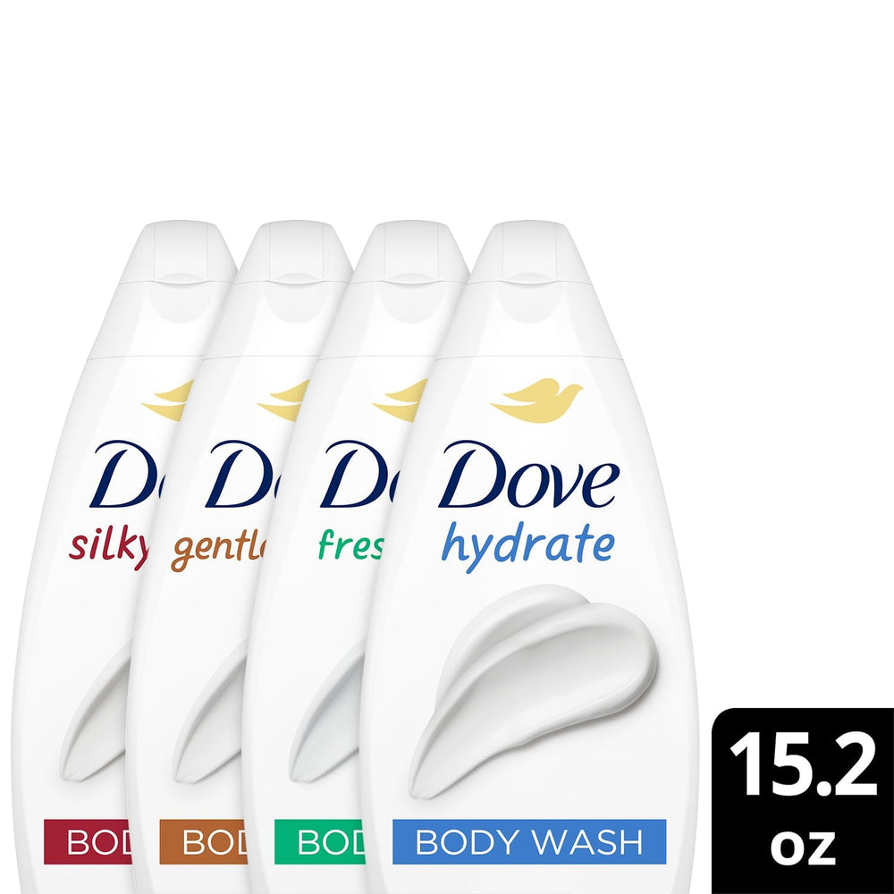 Dove Fresh Care bottle evokes refreshing scent and clean feel.