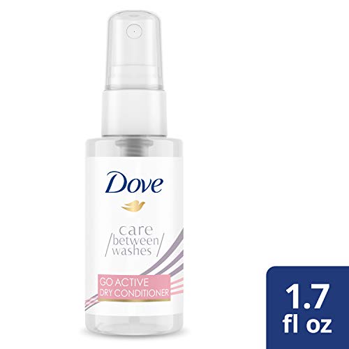 Dove Care Between Washes spray burst illustrating light, odor-fighting mist.