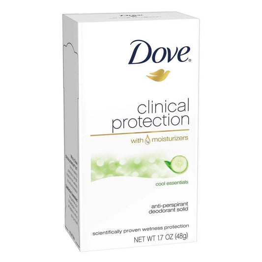 Dove Clinical Protection 3-pack bottle for women delivers all-day freshness and moisturized skin.